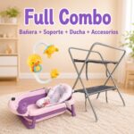 FULL COMBO # 3 BAÑERA + BASE ALTA + DUCHA + ACCESORIOS